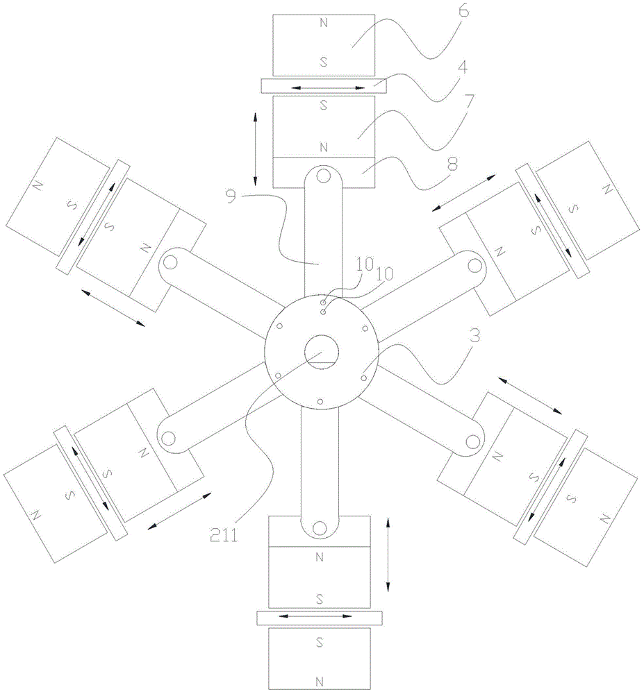 Magnetic energy power machine