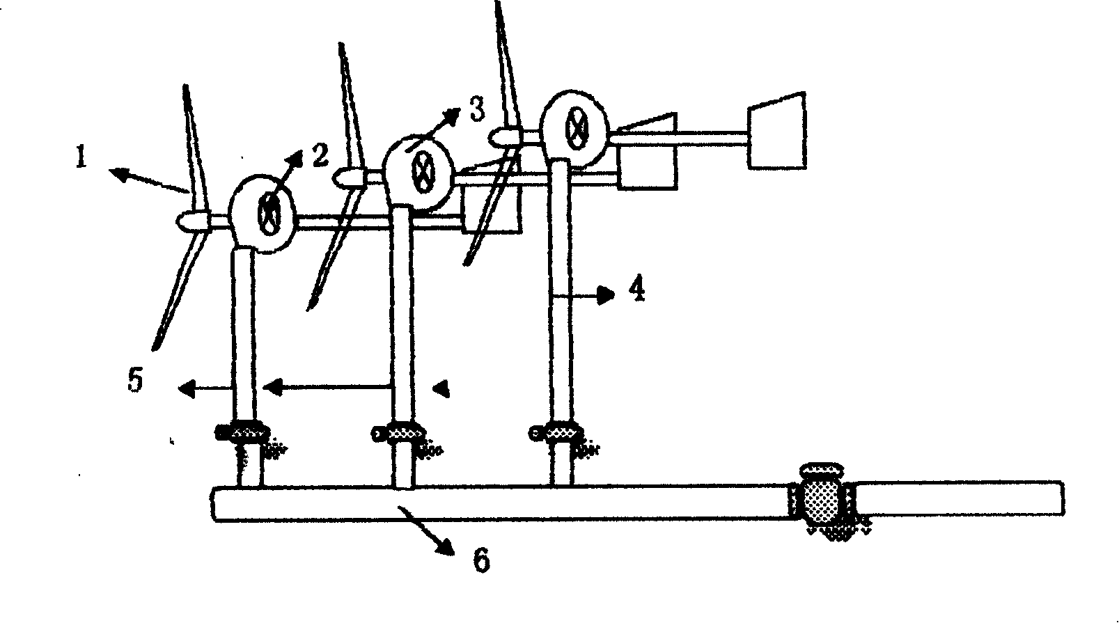 Method for preparing compressed air by pneumatic air compressor