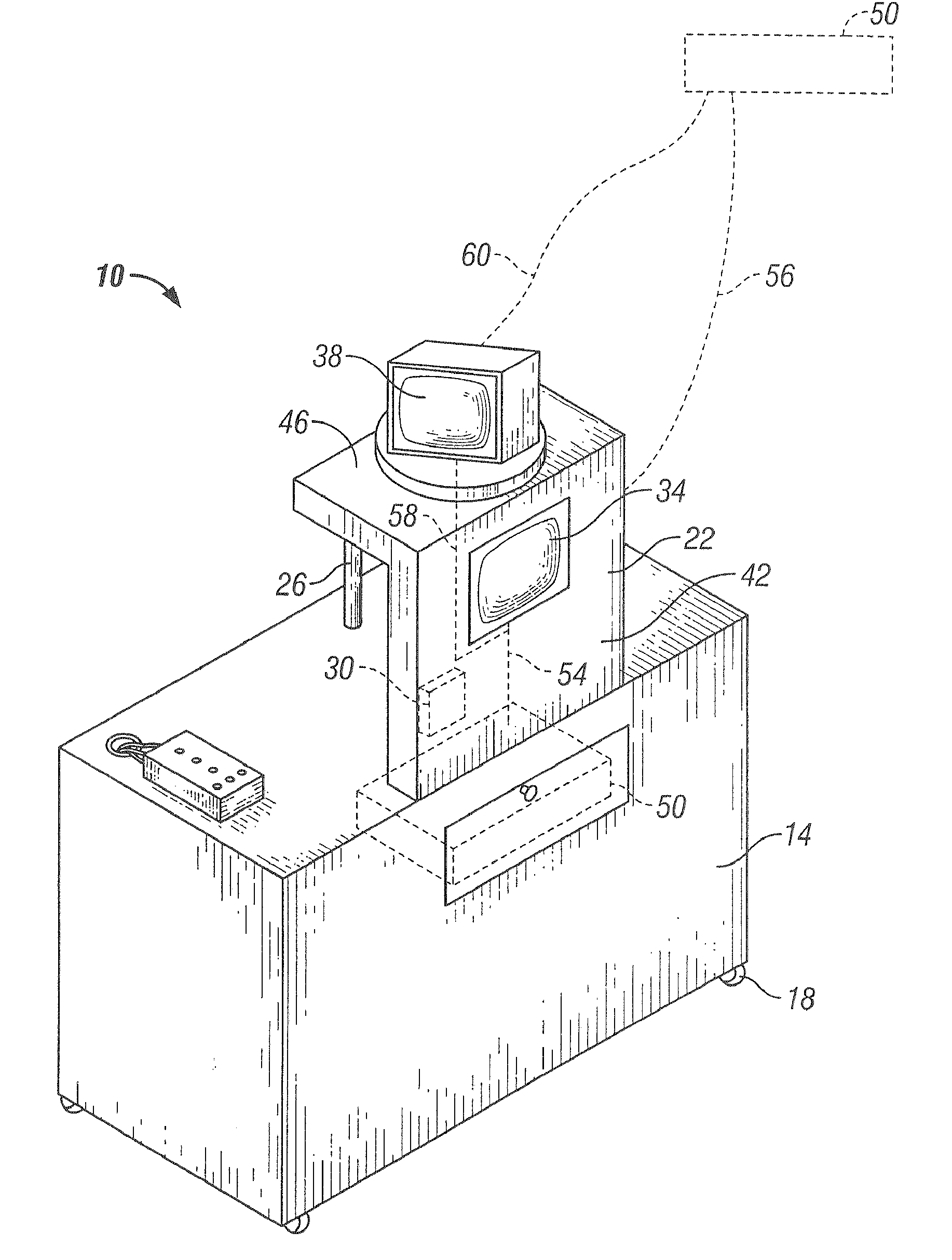 Method and apparatus for advertising adjacent to a beverage dispenser to facilitate advertising income device placement in high traffic venues