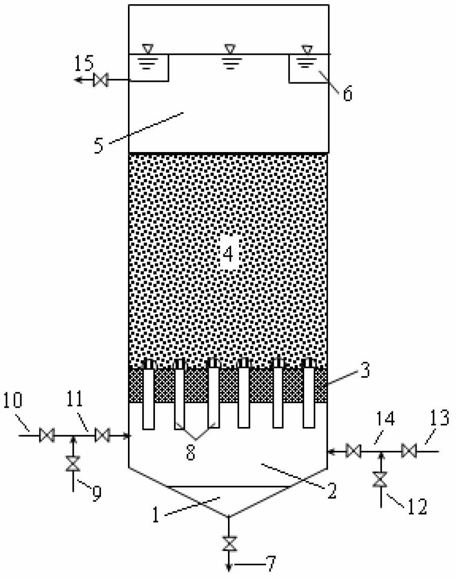 Sewage treatment method capable of realizing advanced nitrogen removal through combined biofilm process