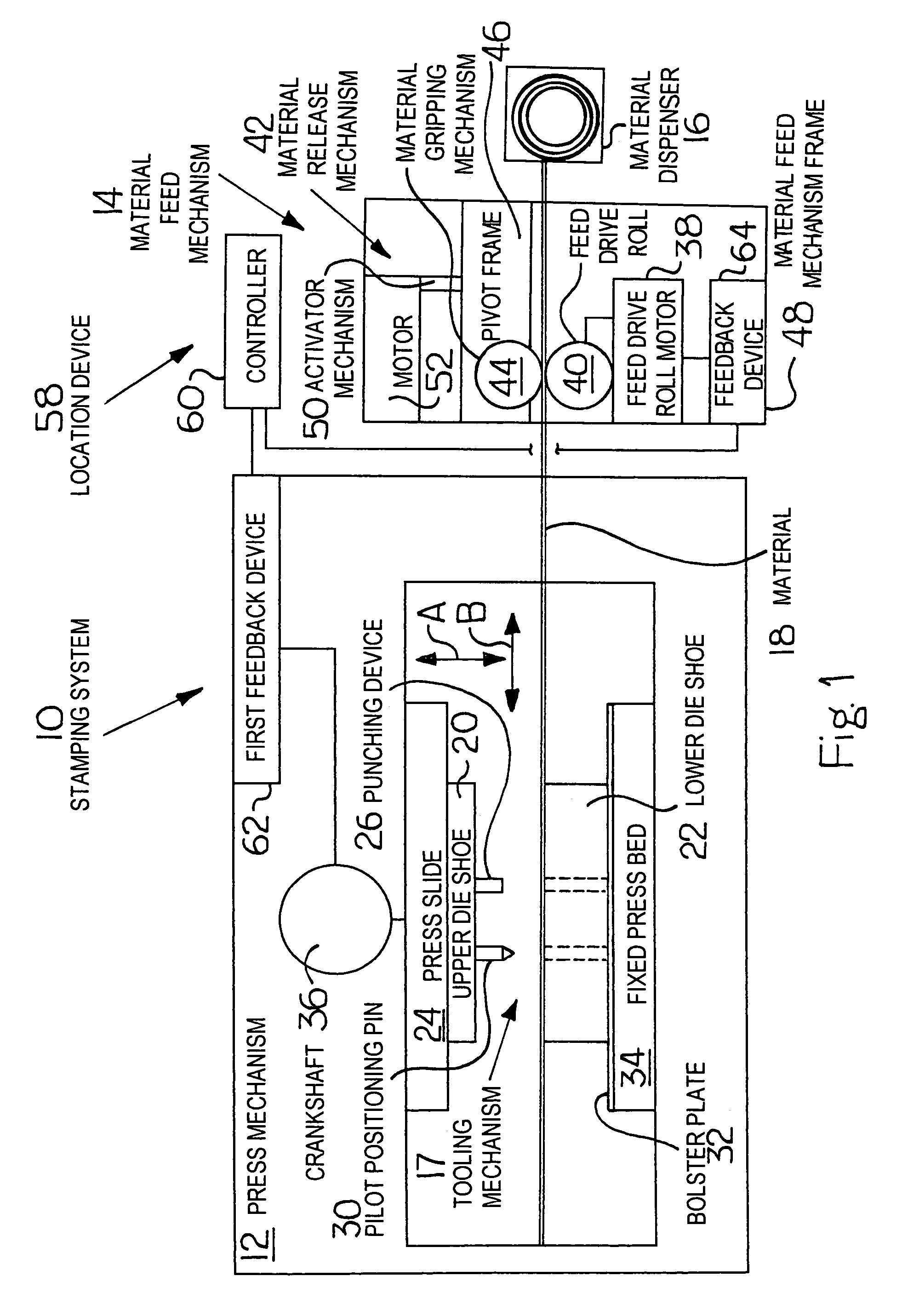 Method and apparatus for determining and setting material release mechanism timing for a material feed mechanism