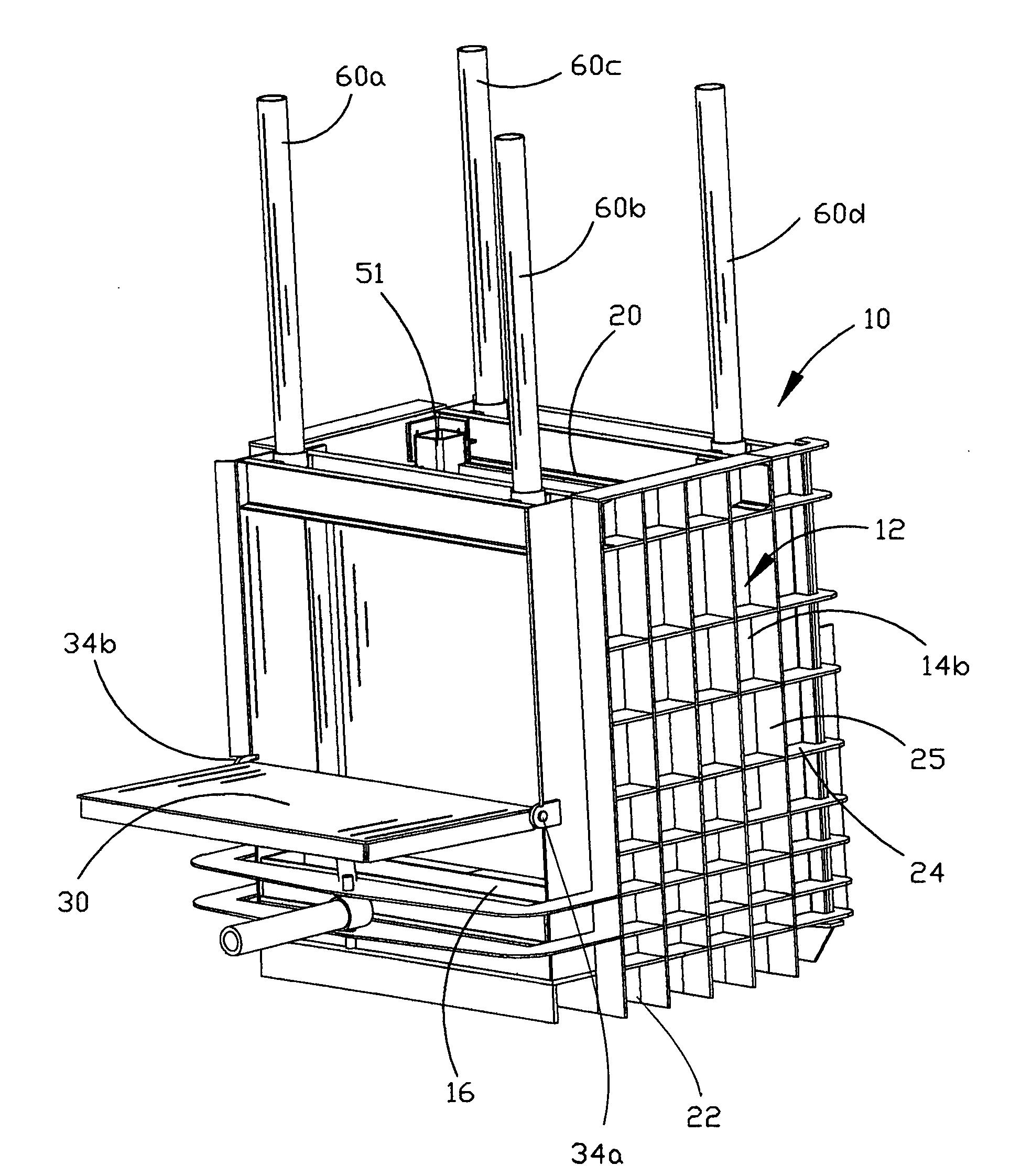 Portable metal compacting device