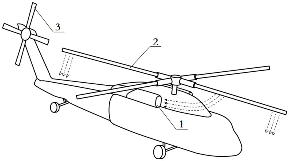 Helicopter and turboshaft engine mixed dimension simulation method and system, equipment and storage medium