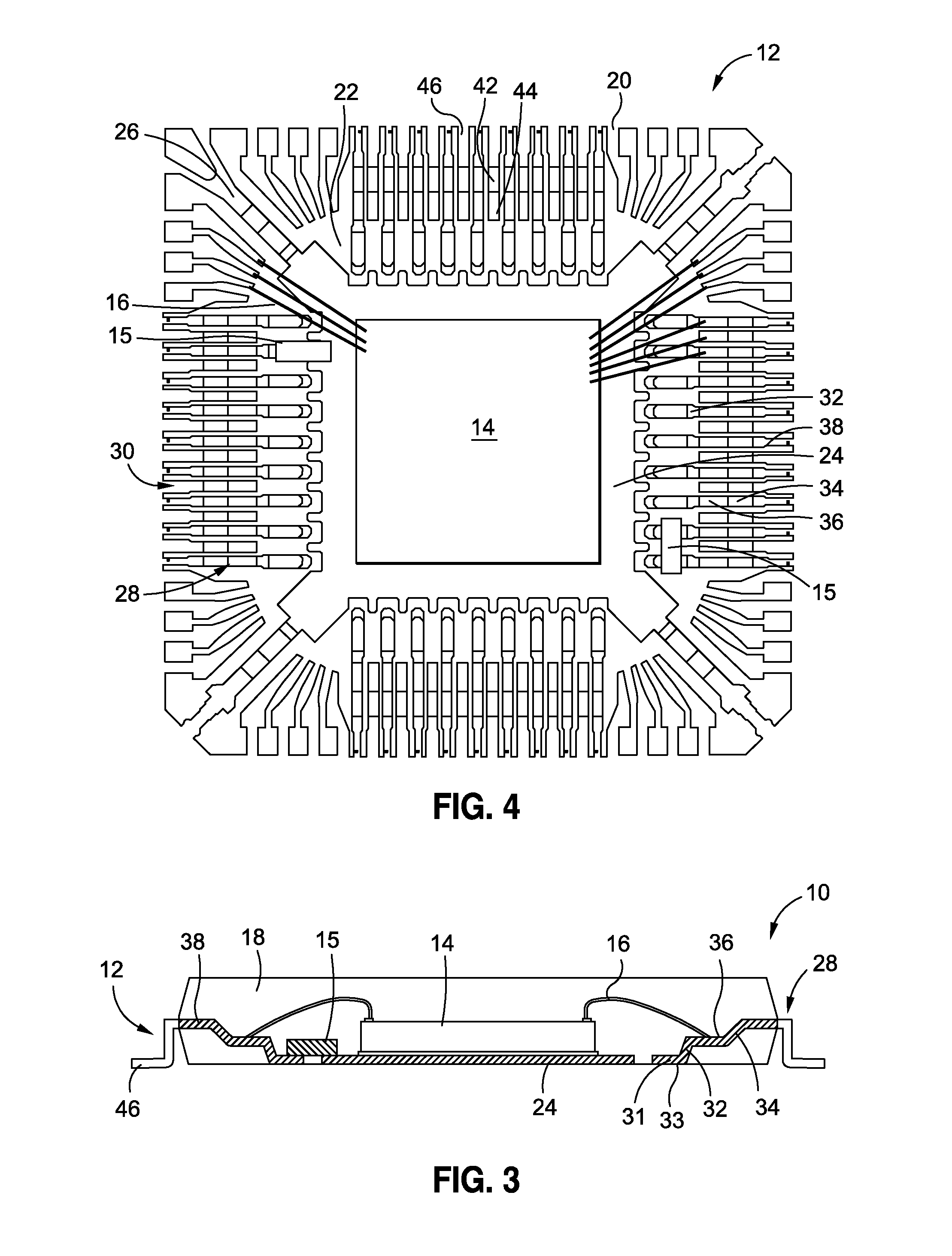 Semiconductor device with increased I/O leadframe including passive device