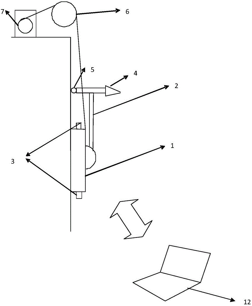 Wall surface detecting rescue robot and control method thereof