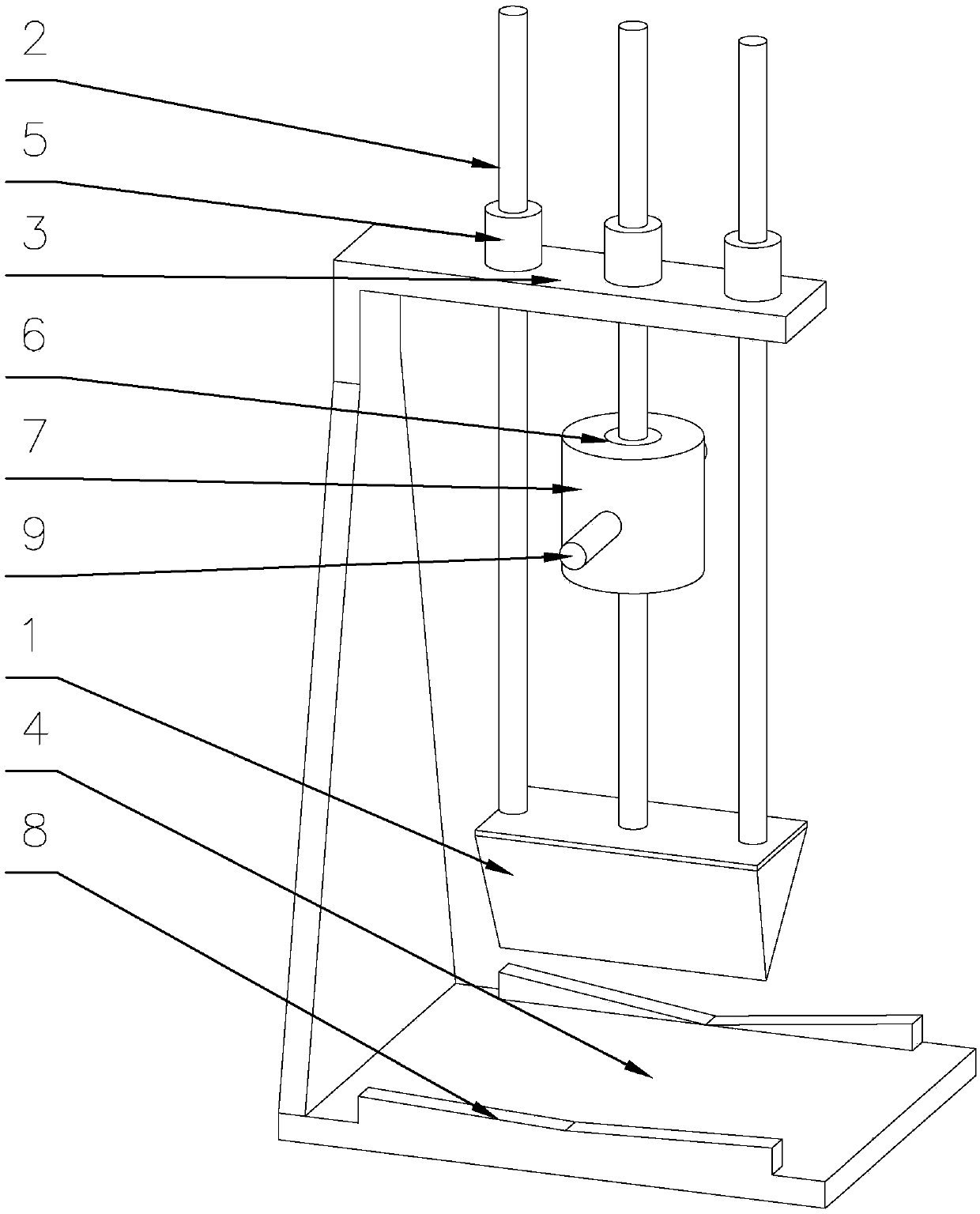 Firewood splitting device