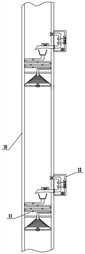 Gas emission device for monitoring air quality based on Internet of Things