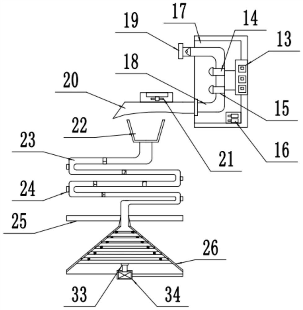 Gas emission device for monitoring air quality based on Internet of Things