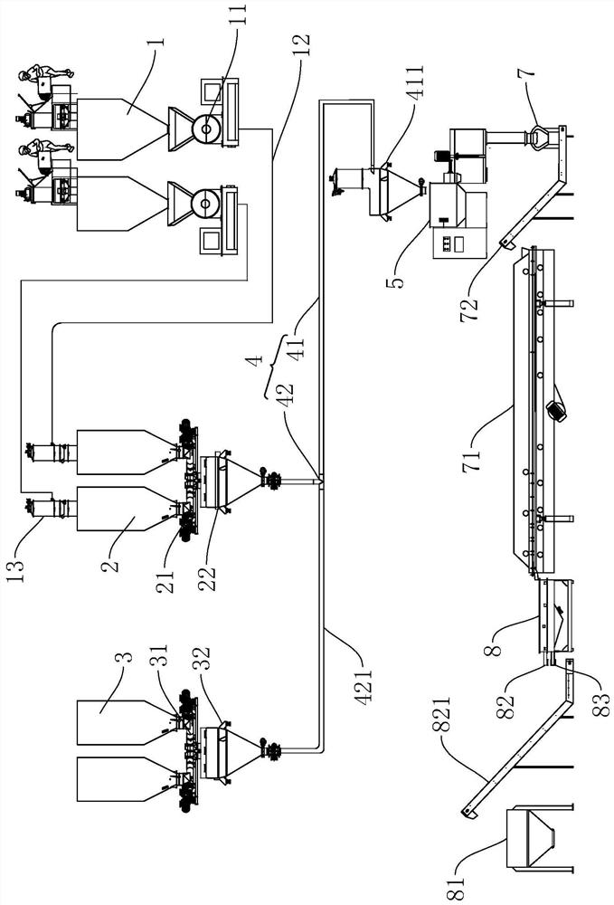 Smashing and stirring system and efficient chicken essence production line using same