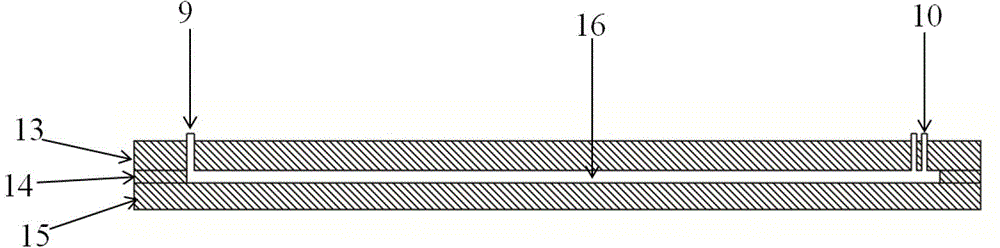 Air exhausting device of free-flow electrophoresis separation cavity and implementation method of air exhausting device