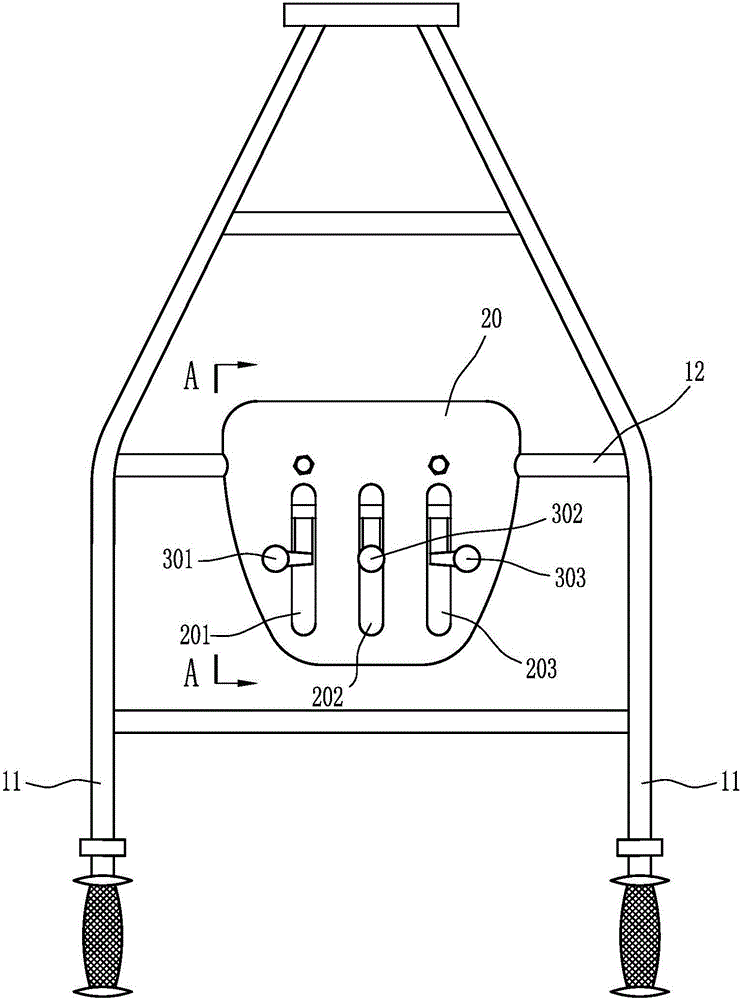 Field manage machine walking control mechanism