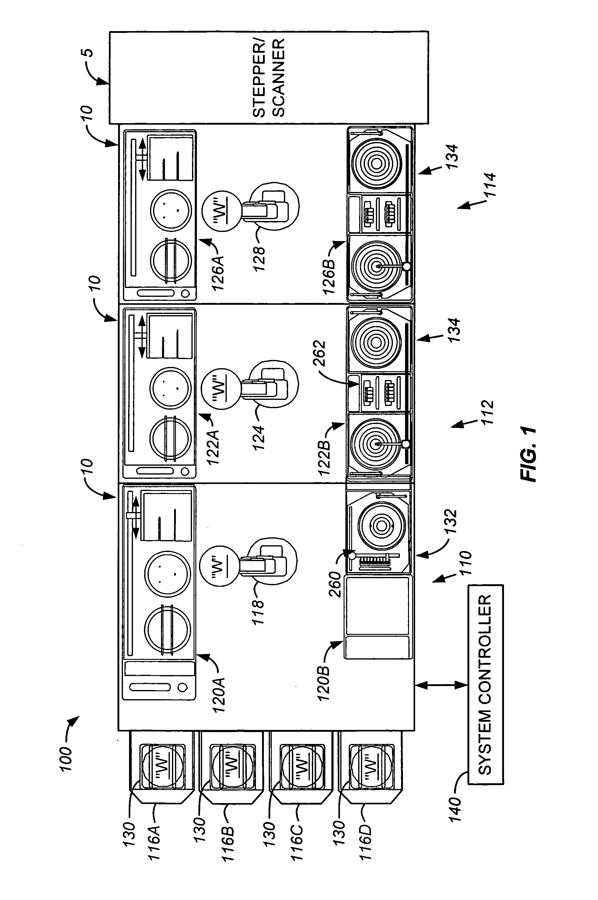 Track lithography system with integrated photoresist pump, filter, and buffer vessel