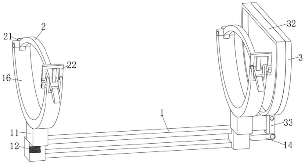 Anti-damage stacking device for building pipeline construction