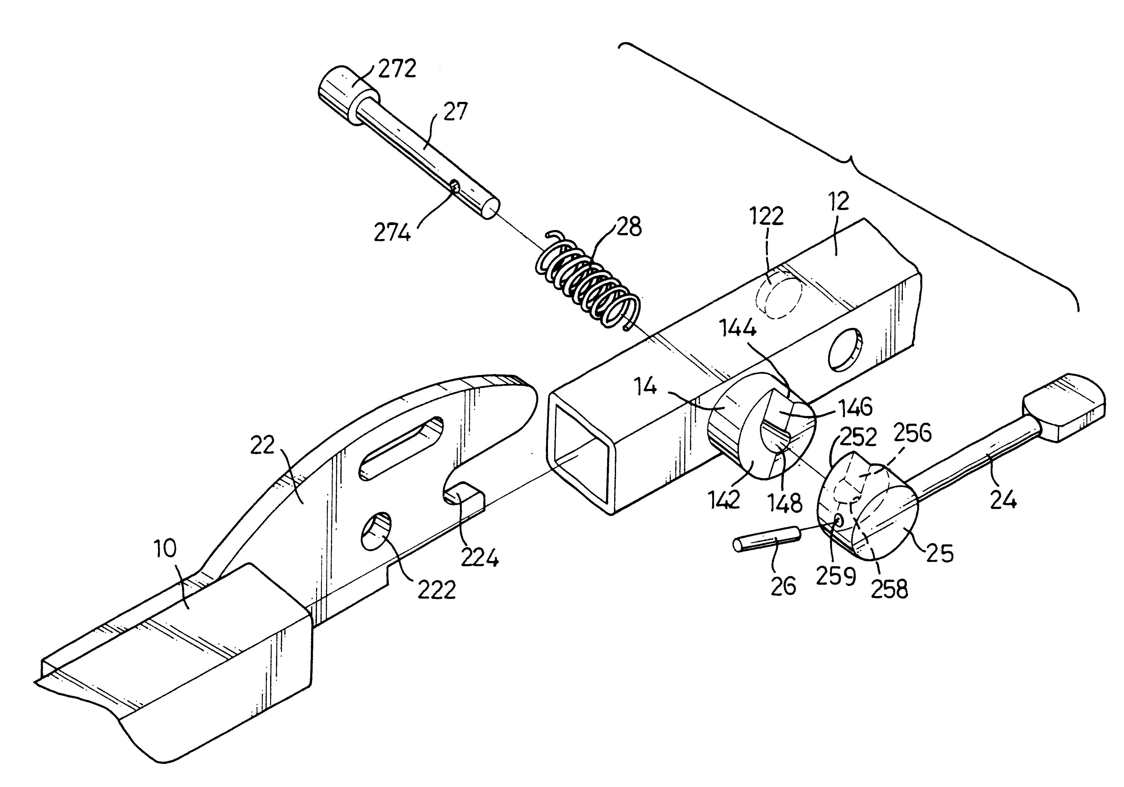 Separable frame for an electric scooter