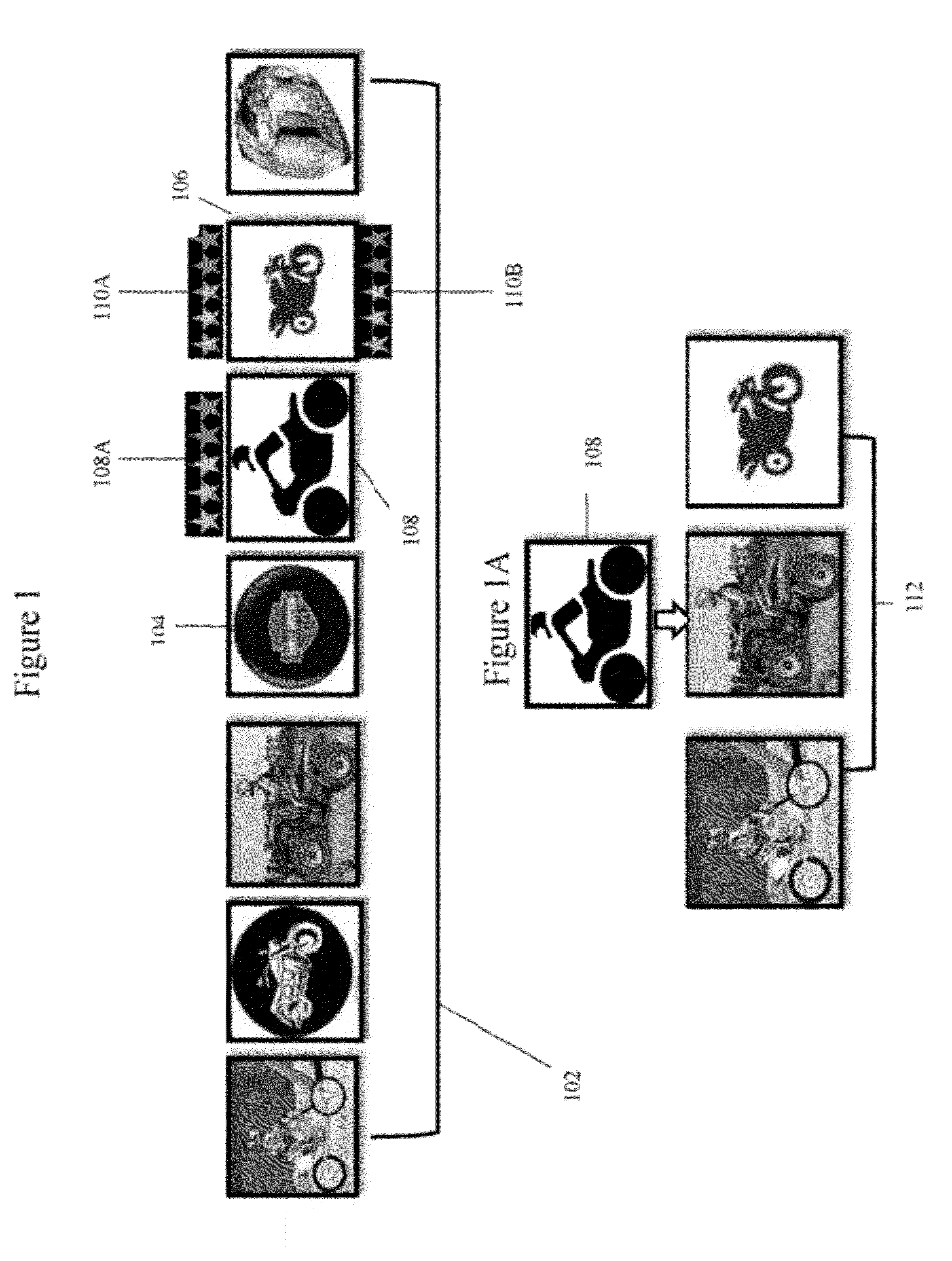 System and method for an interactive mobile-optimized icon-based profile display and associated social network functionality