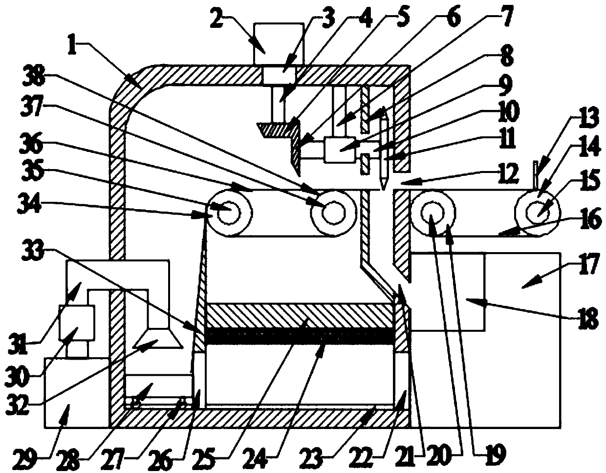 Adjustable wood cutting and deworming device for construction
