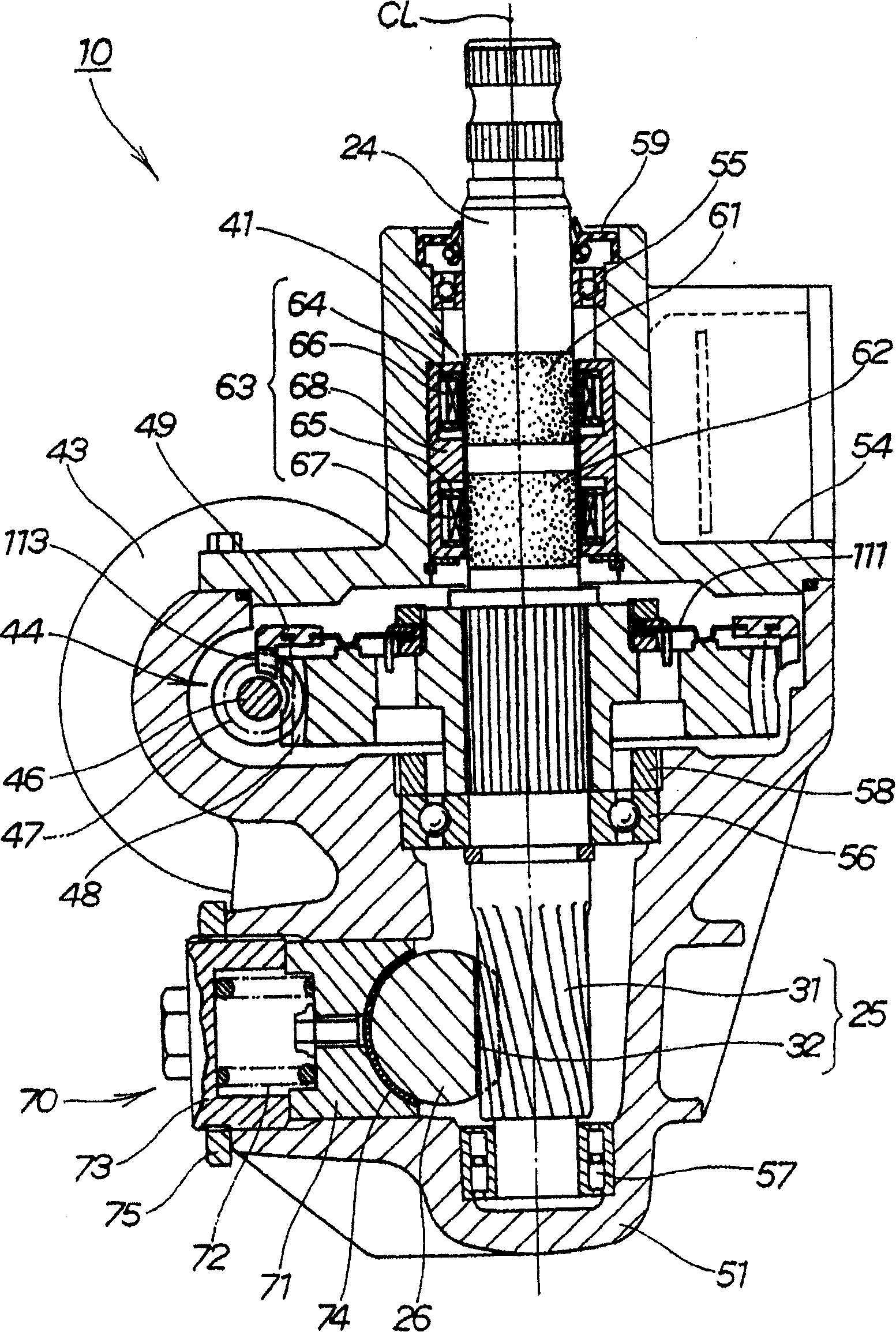 Worm gear mechanism and electric power steering apparatus equipped with the worm gear mechanism