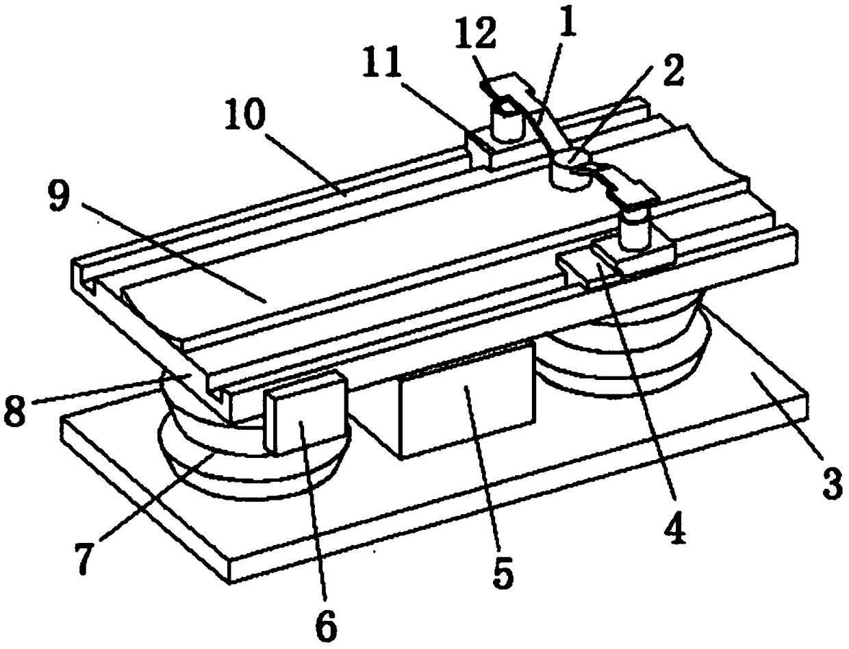 Intravascular intervention postoperation puncture position pressing device, control system and method