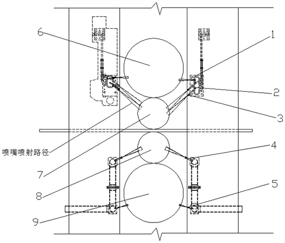 A method for controlling cooling of rolls