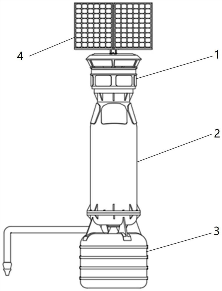 Semiconductor-based refrigeration condensation vegetation drip irrigation device