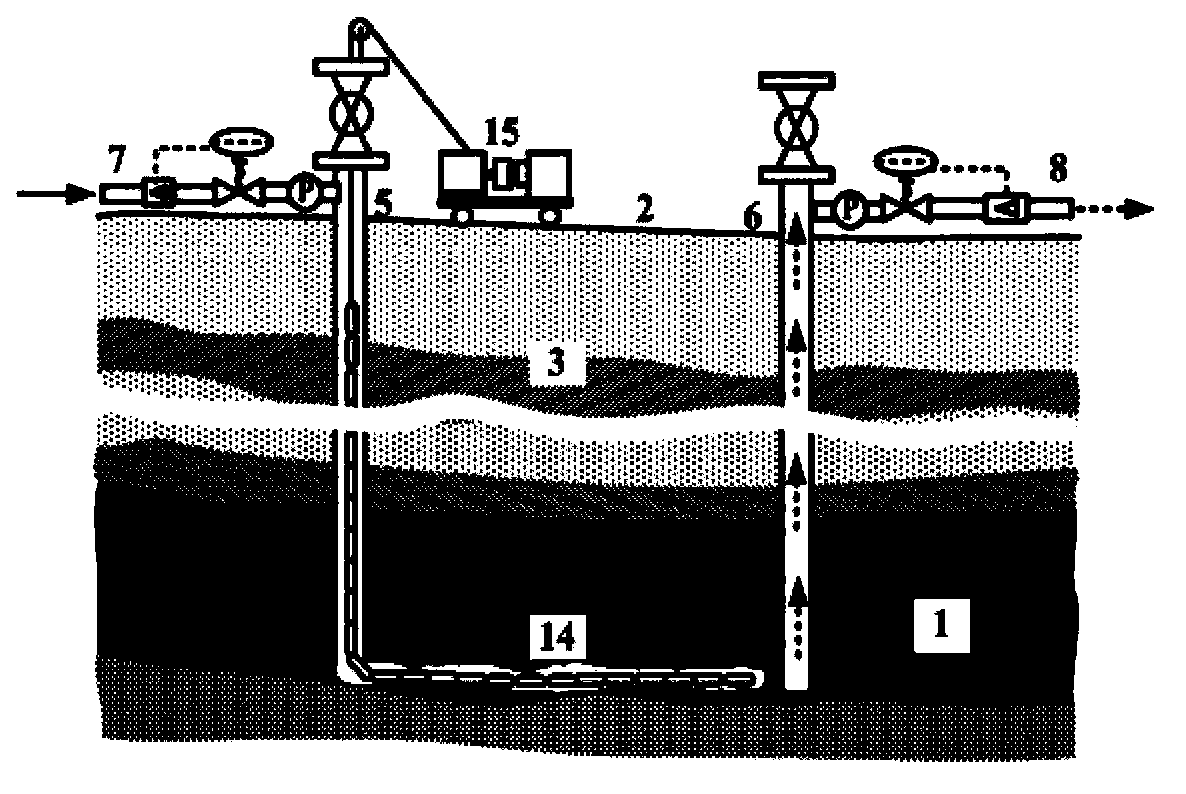 Method for crack communication, channel processing and underground gasification of underground mineral contained organic carbon reservoir