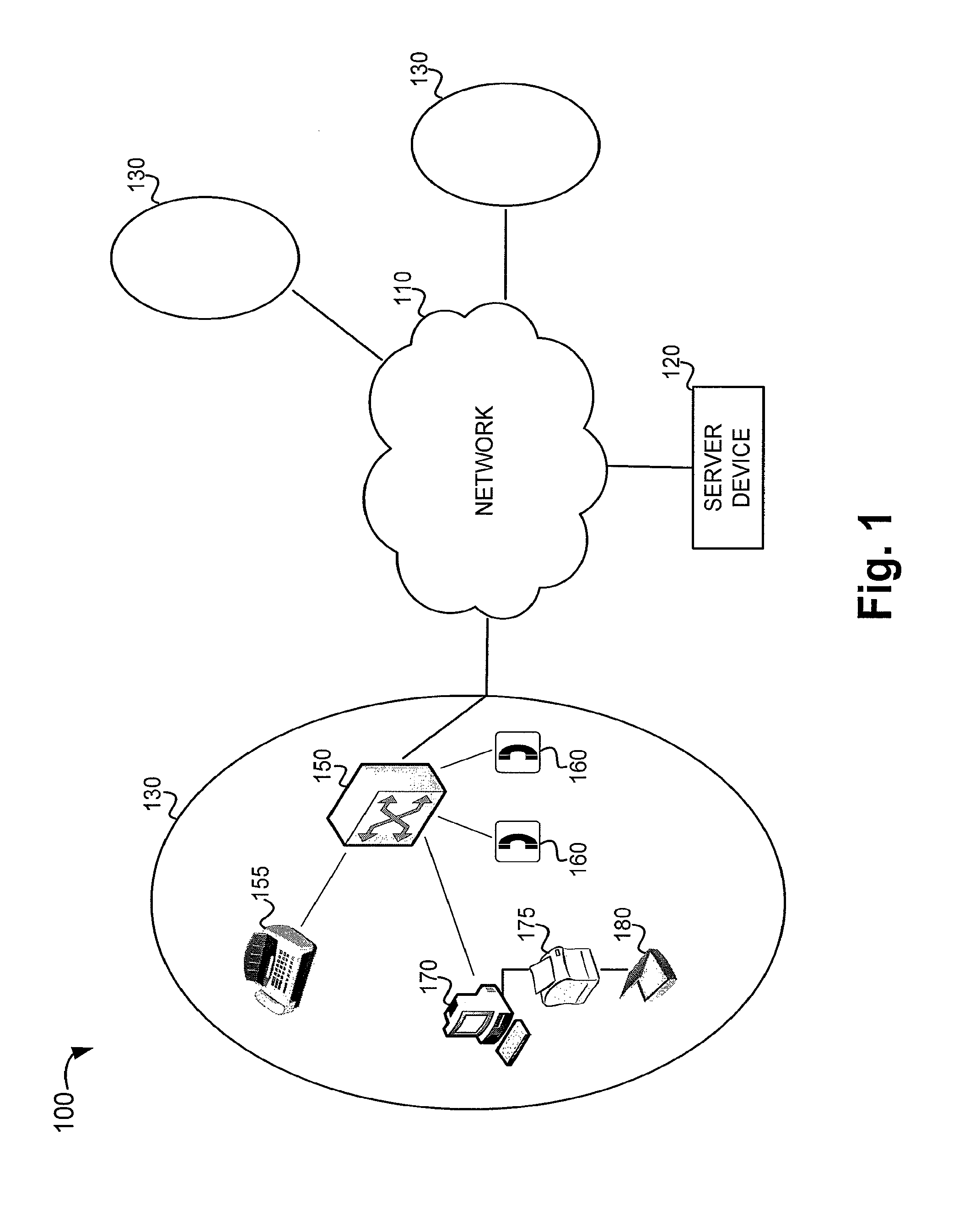 Facsimile device for directly communicating over IP networks