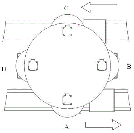 Multi-station layered iron removal device