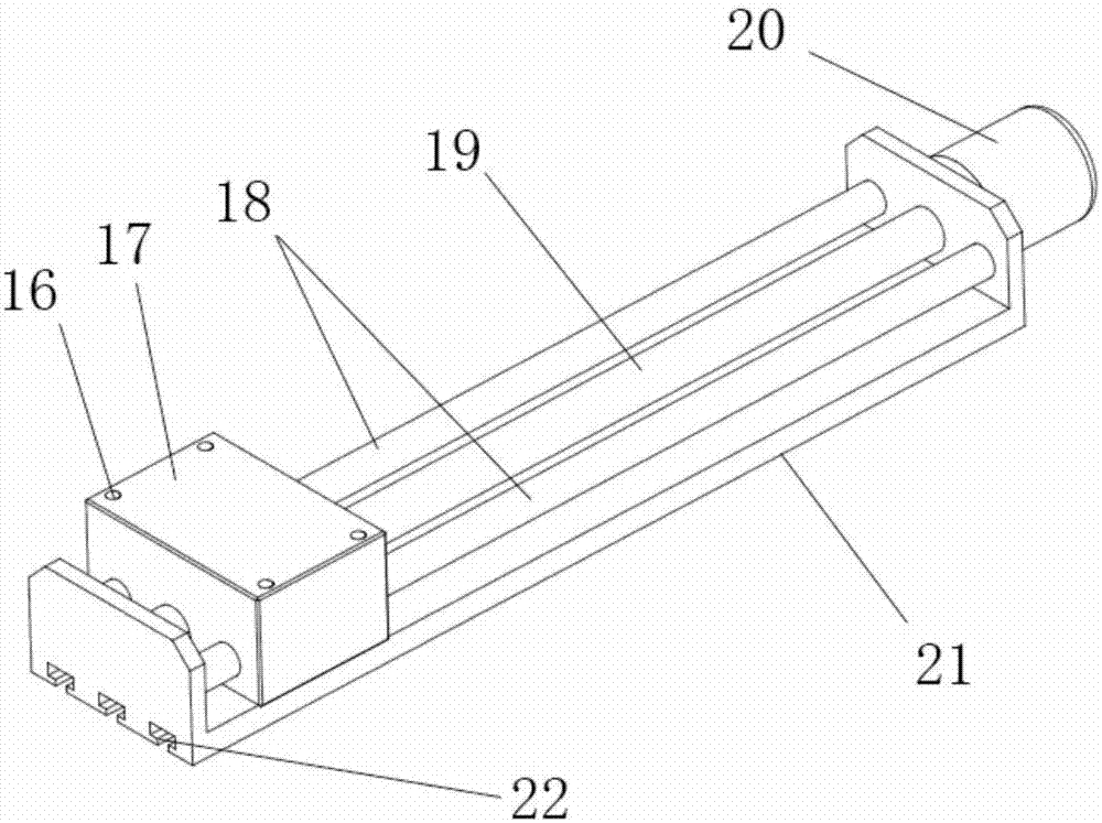 A feeding mechanism for bending and twisting forming device of space pipe fittings