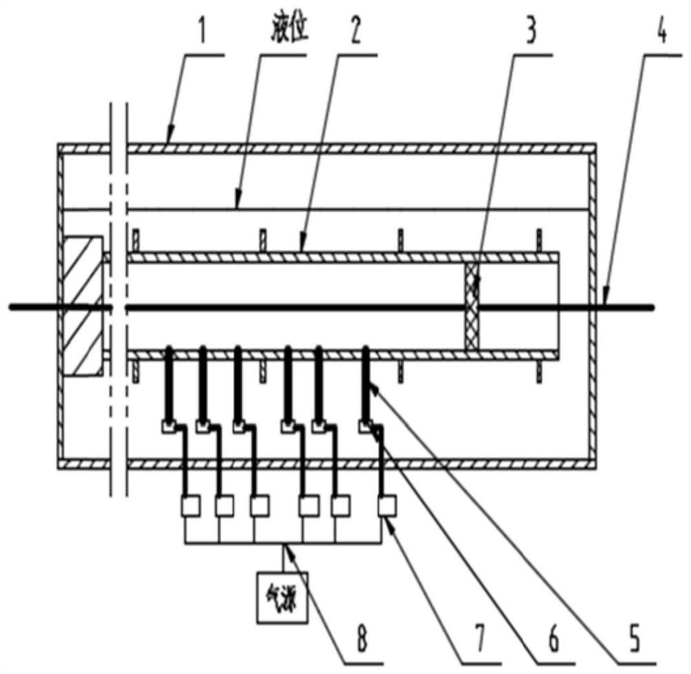 Water cylinder buffering device