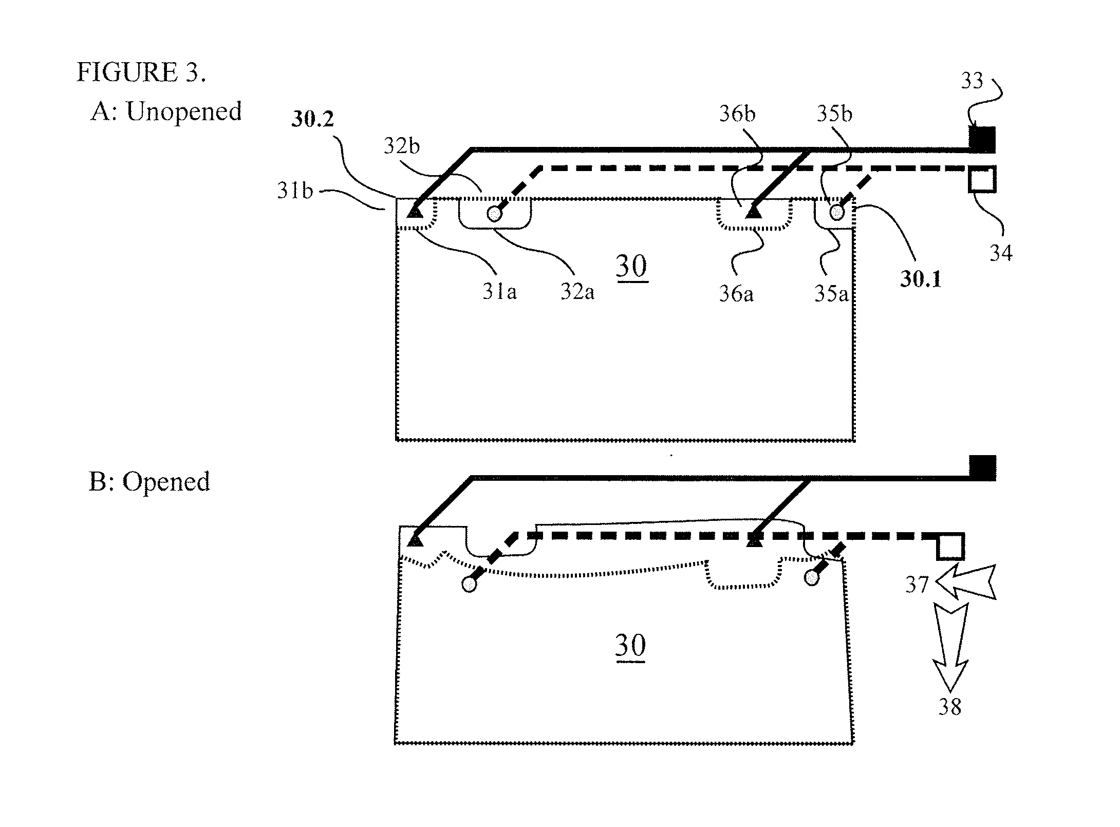 Method of opening for bags of supple polymeric material subject to interlayer cling