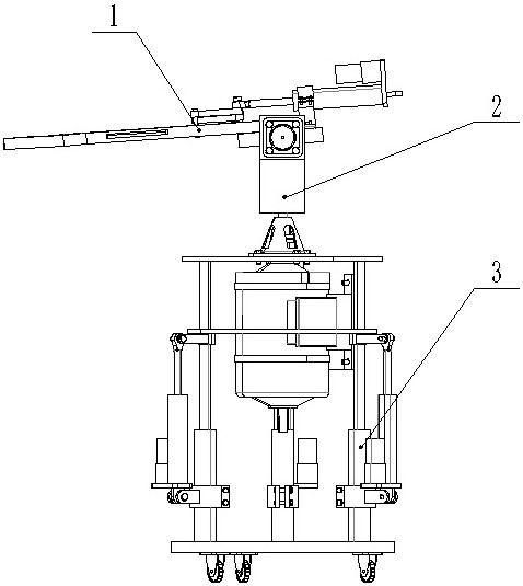 Forged piece clamping device suitable for forging machining