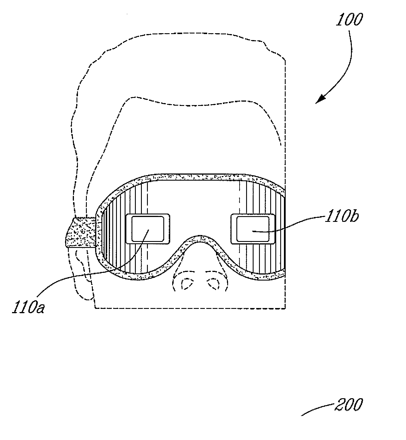 Head-mounted display apparatus for profiling system