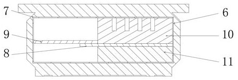 Flow battery stack structure