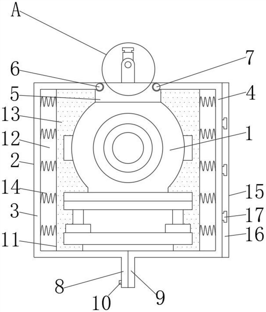 Civil work construction cost surveying tool containing device