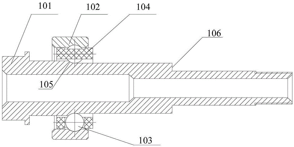 A flexible gyroscope composed of a single-coupling bearing unit motor