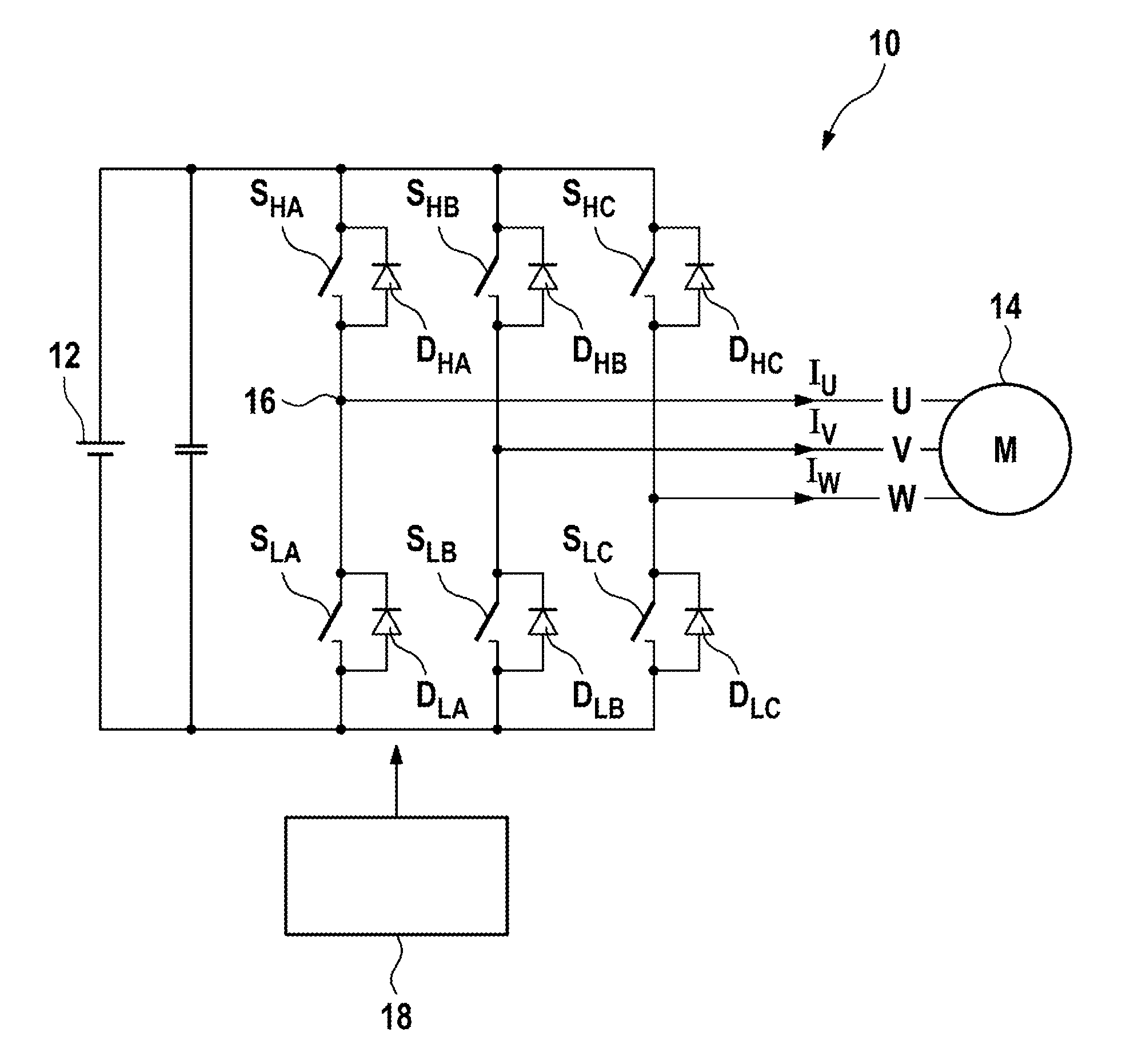 Method and device for controlling an inverter