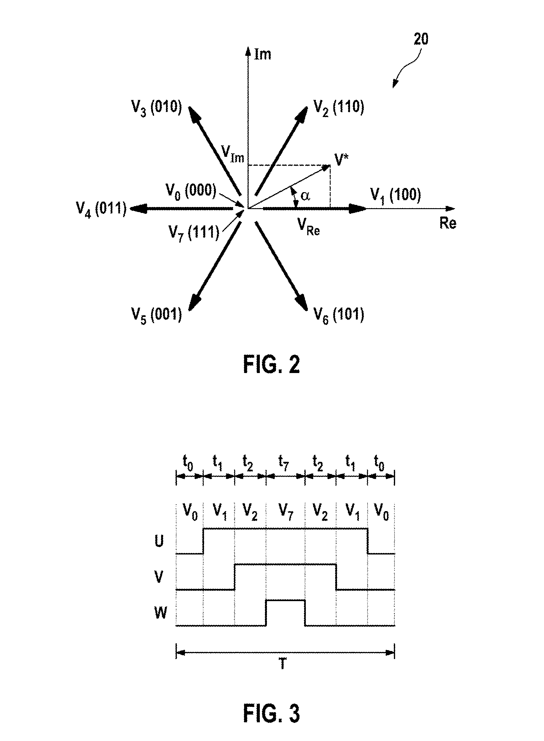 Method and device for controlling an inverter