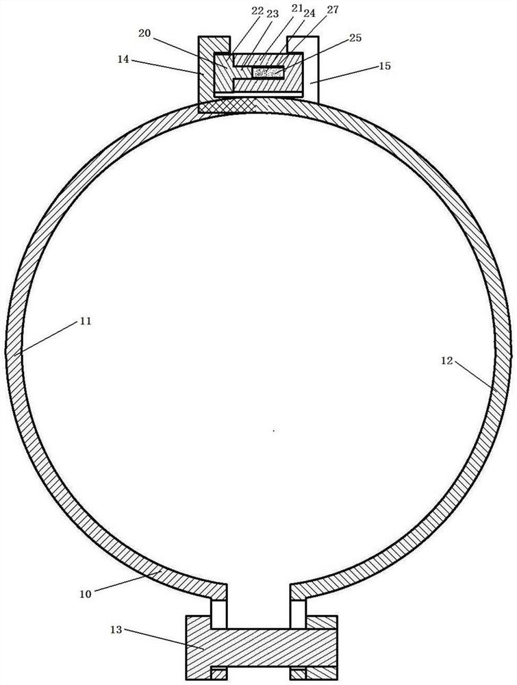 A self-regulating temperature-compensated clamp