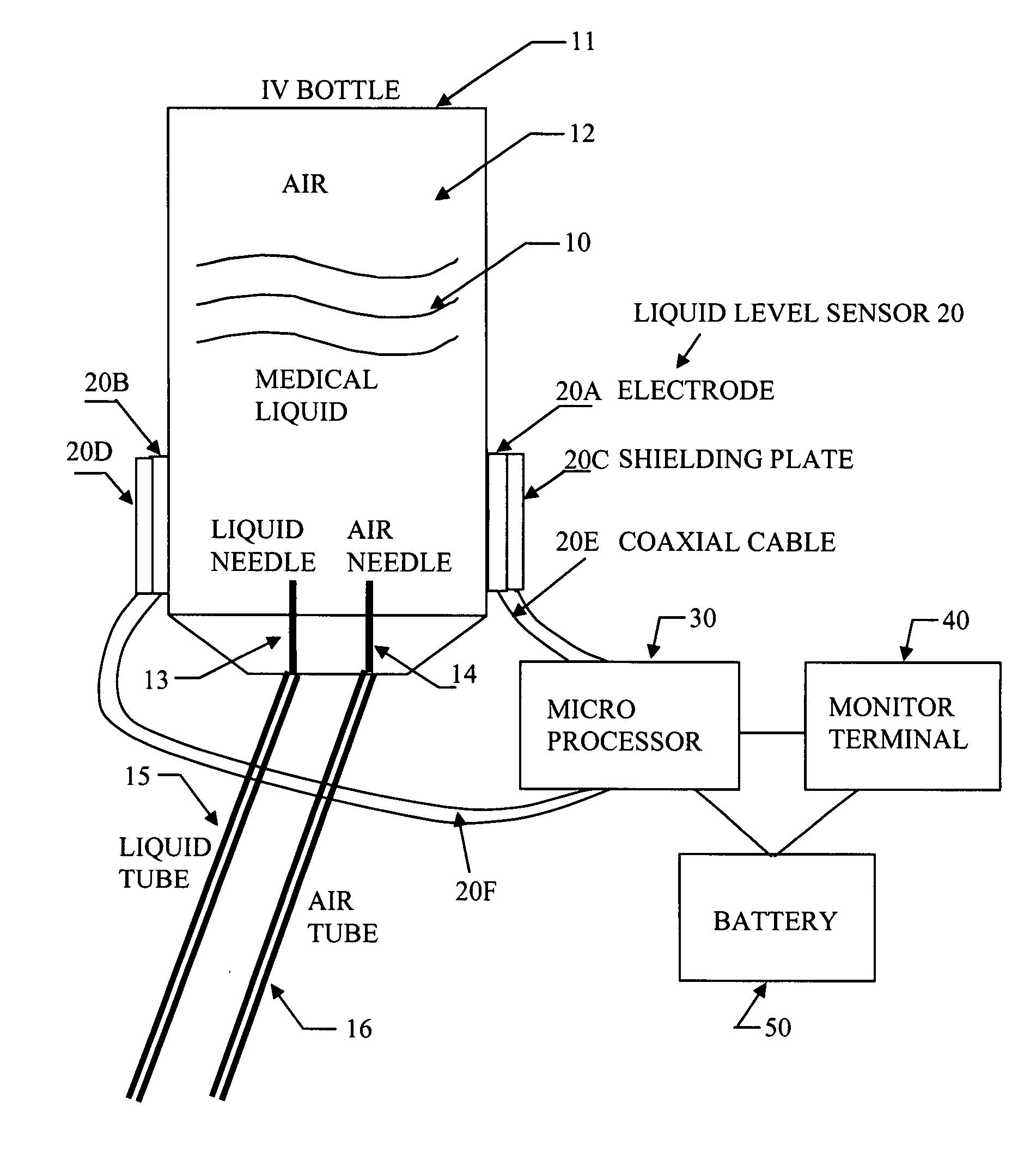 Portable IV infusion mornitoring system