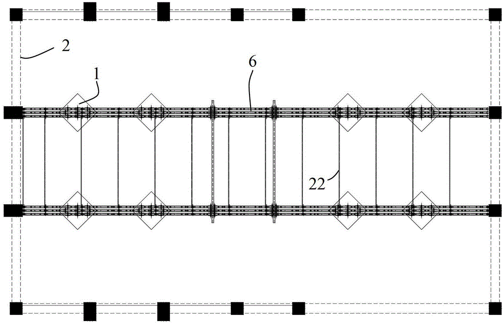 High-formwork support system for roof