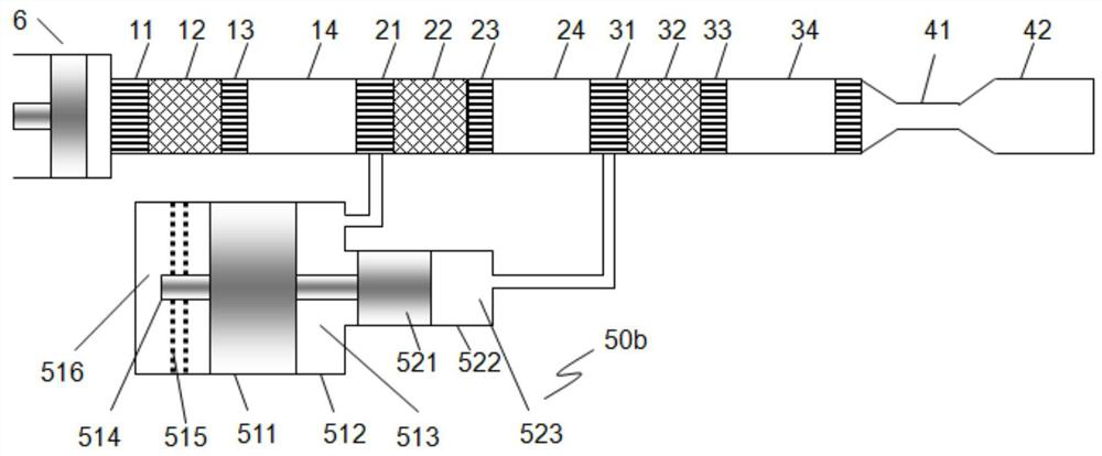 A tandem pulse tube refrigerator