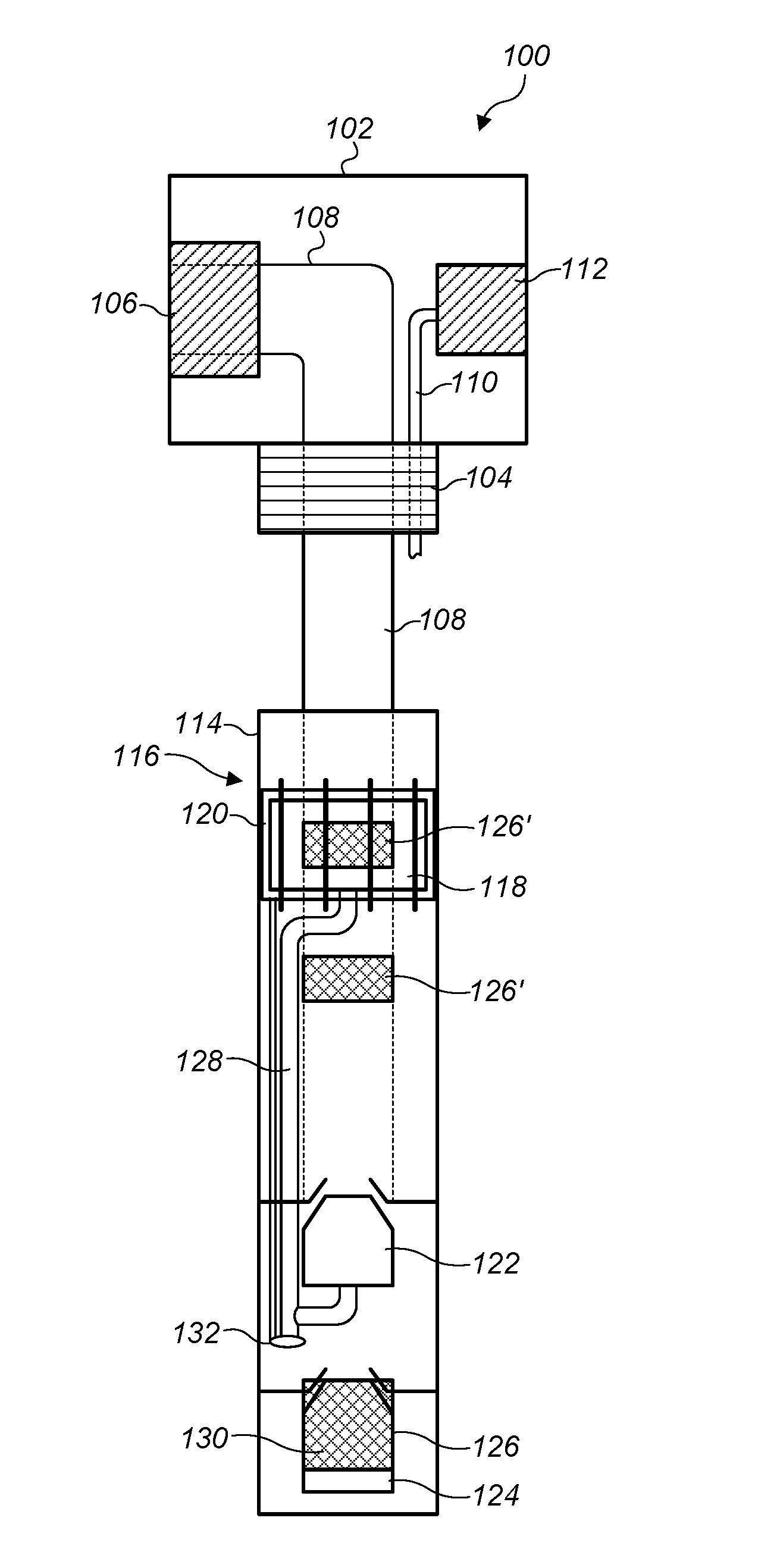 Device for automatically filling fracking pump fuel tanks
