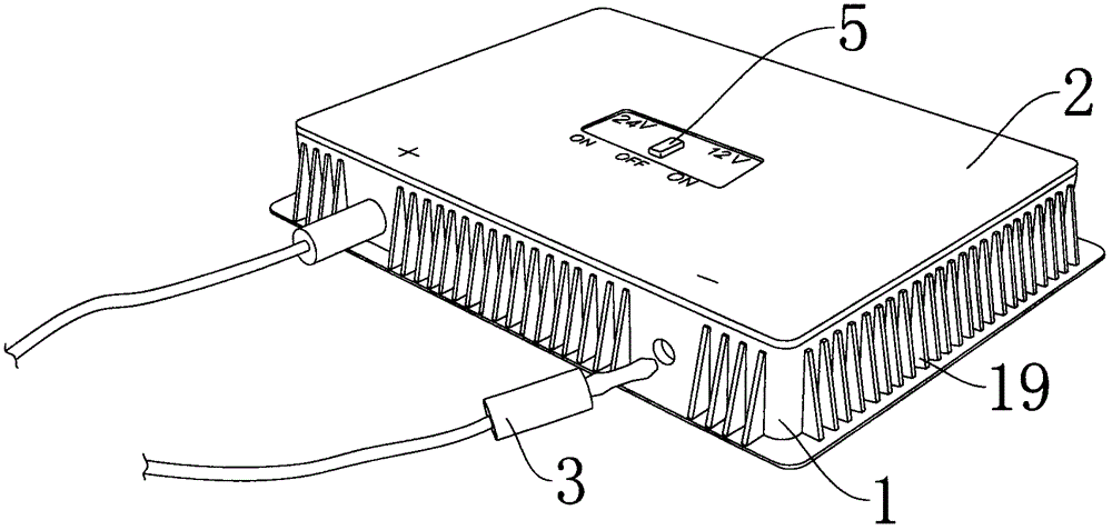 Double-voltage output photovoltaic junction box