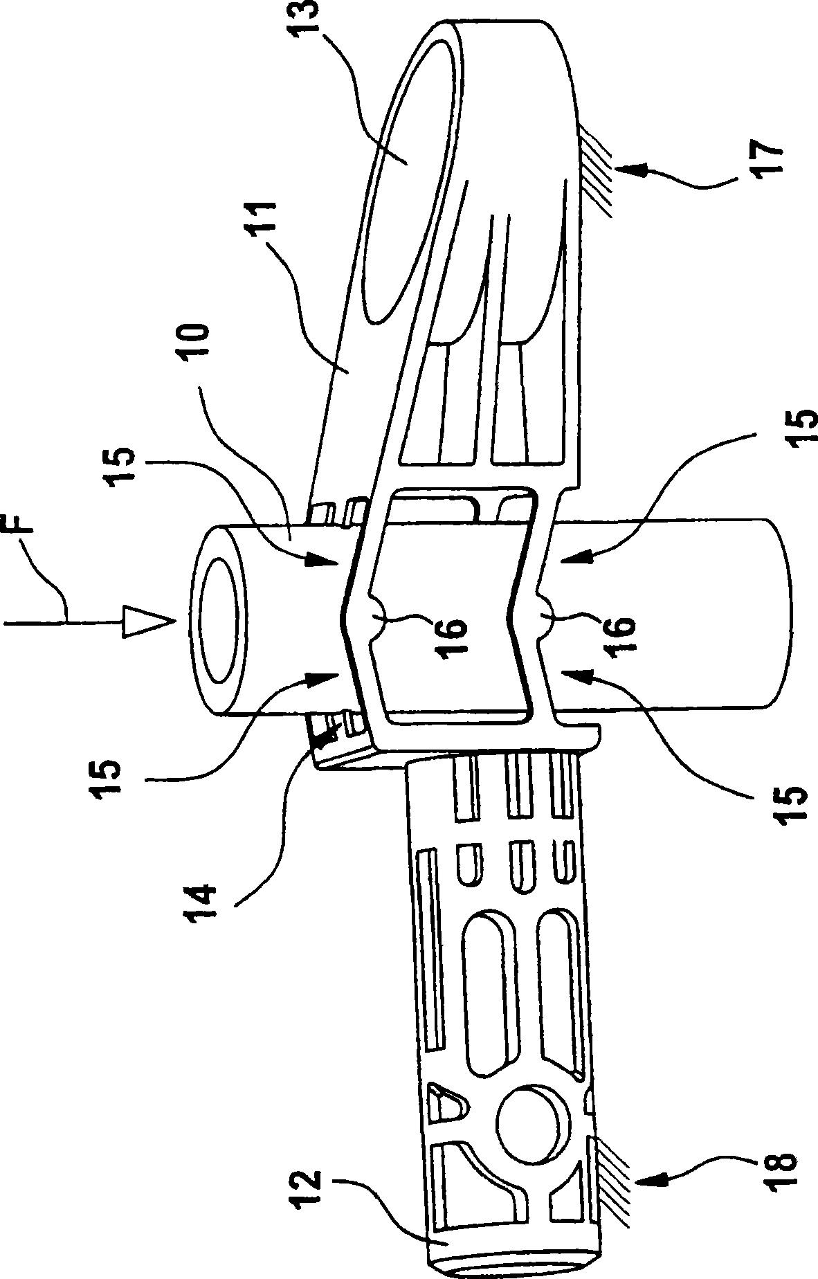 Windshield wiping device for a motor vehicle