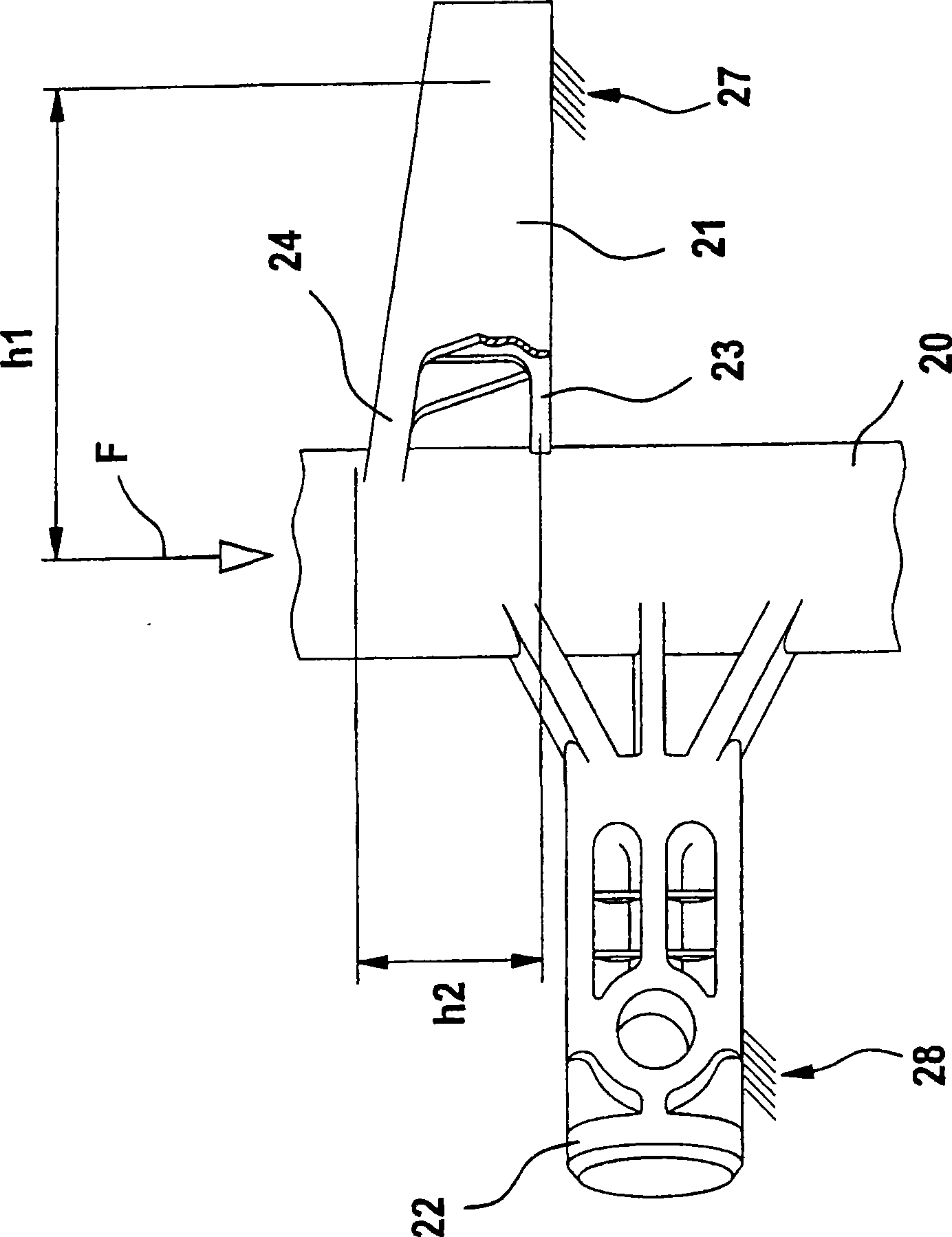 Windshield wiping device for a motor vehicle