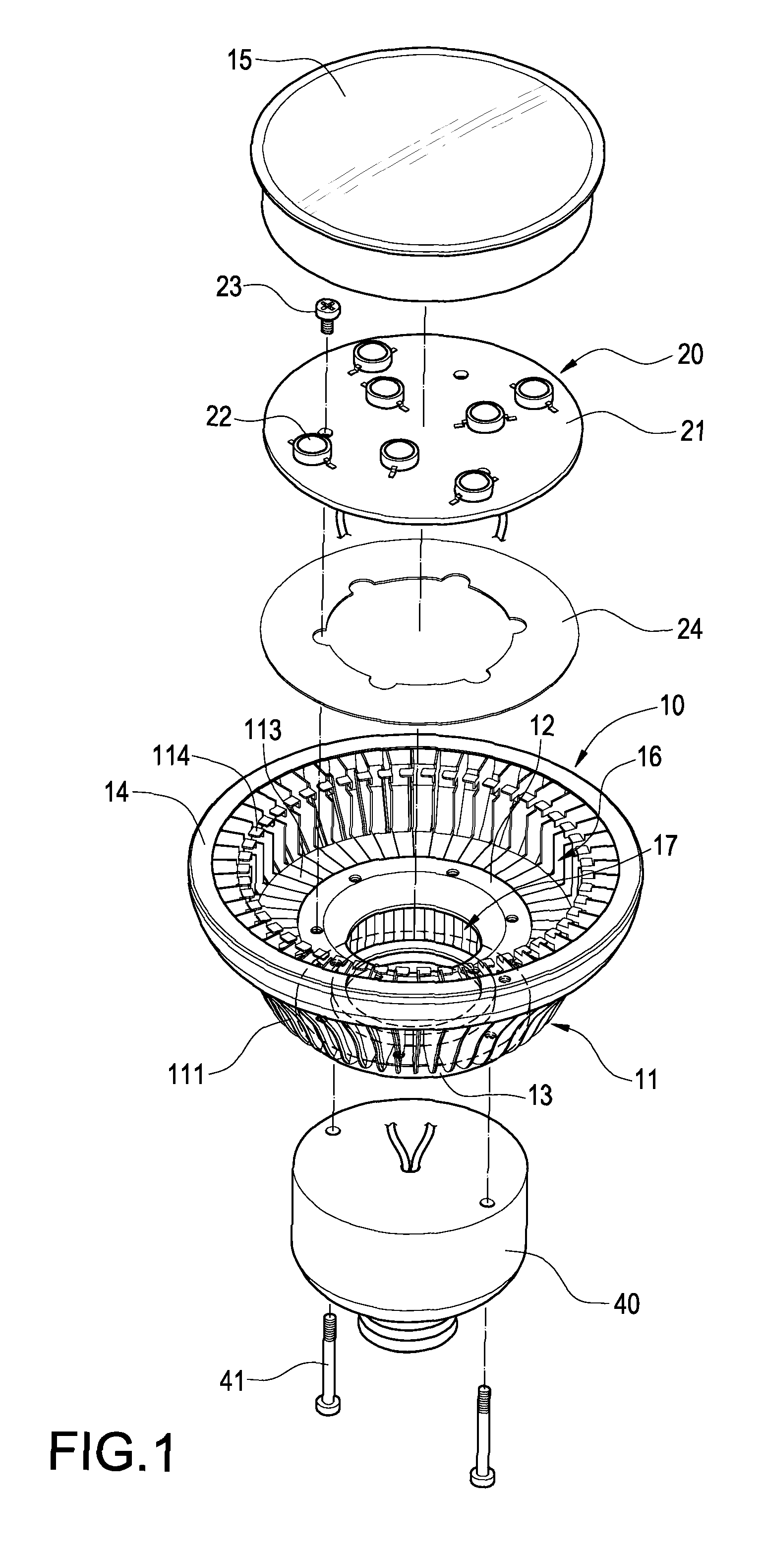 LED fixture and mask structure thereof