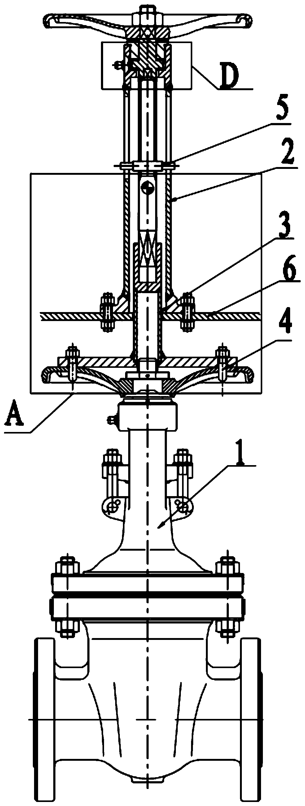 Valve remote transmission device