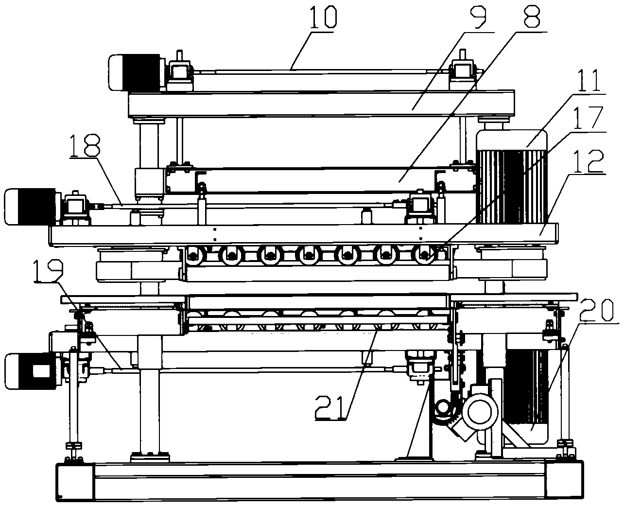One-circle and double-grinding chamfer deburring machine and deburring method thereof