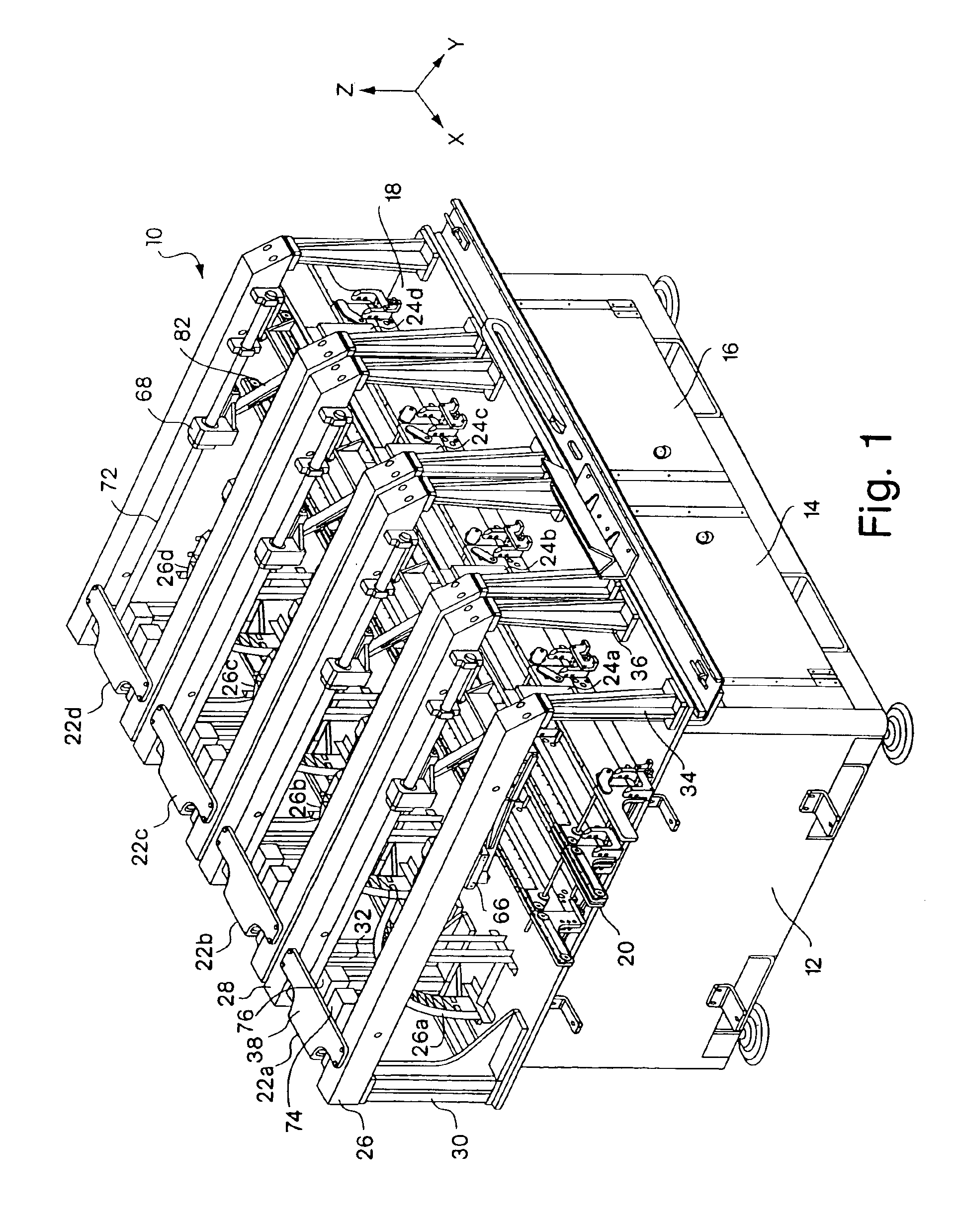 System and method for controlling a conveyor system configuration to accommodate different size substrates