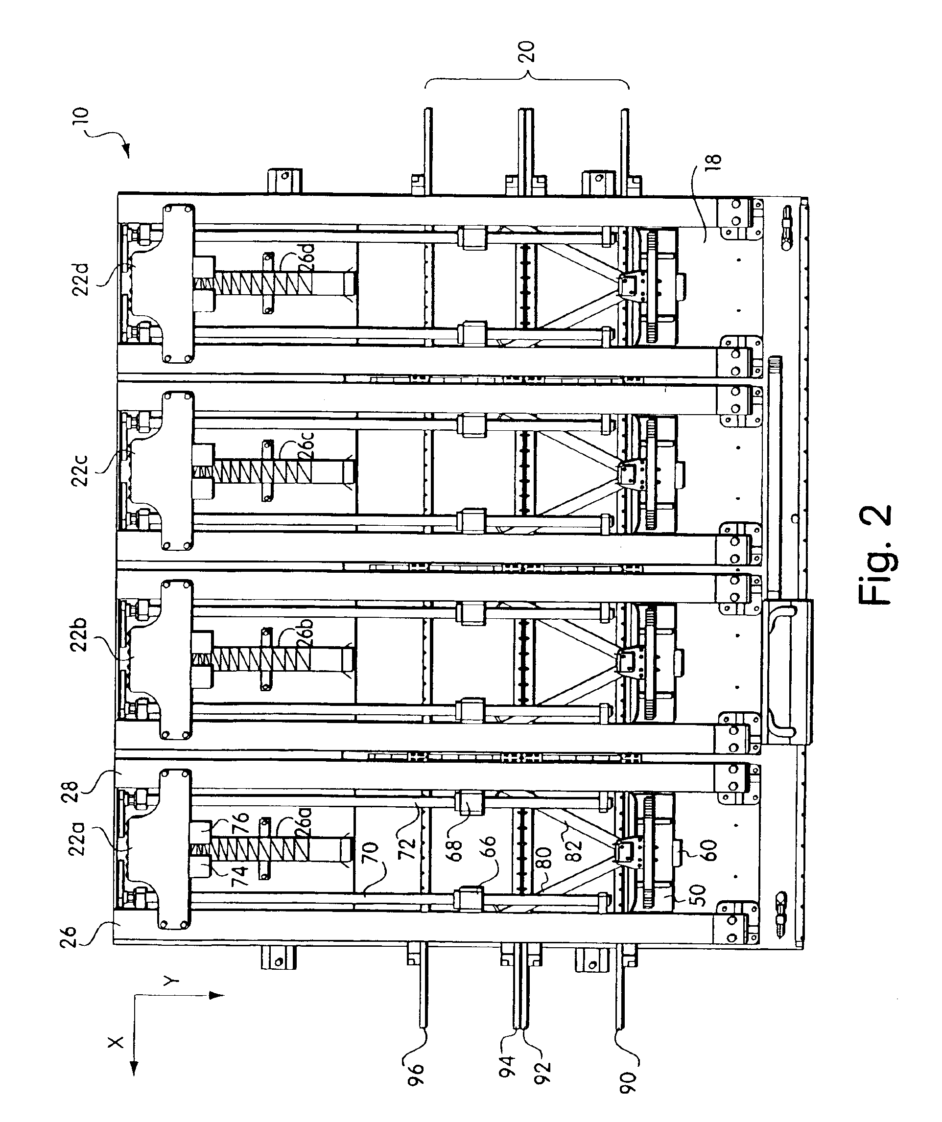 System and method for controlling a conveyor system configuration to accommodate different size substrates
